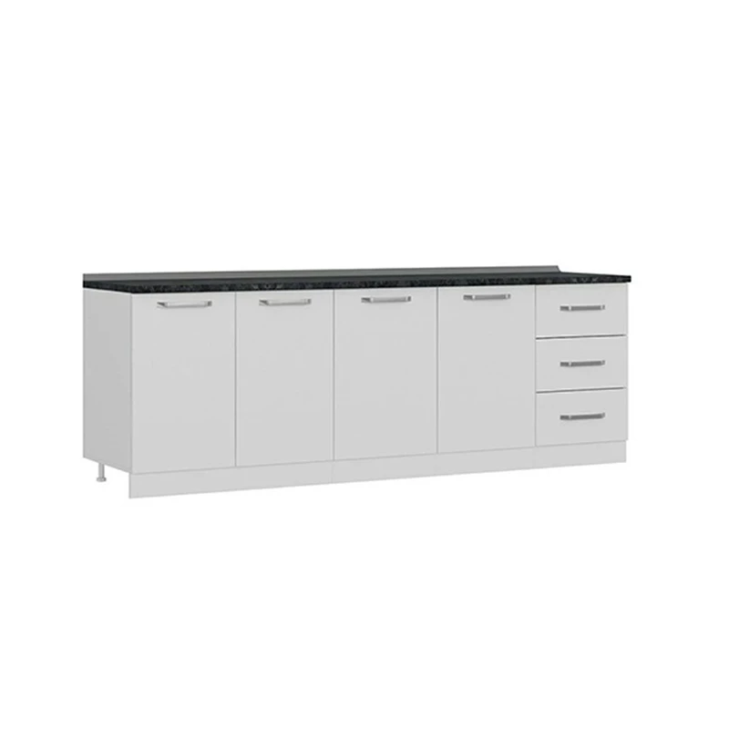 کابینت زمینی فلفور کابینت مدل 240 cm مجموعه 3 عددی کابینت زمینی فلفور کابینت مدل 240 cm مجموعه 3 عددی