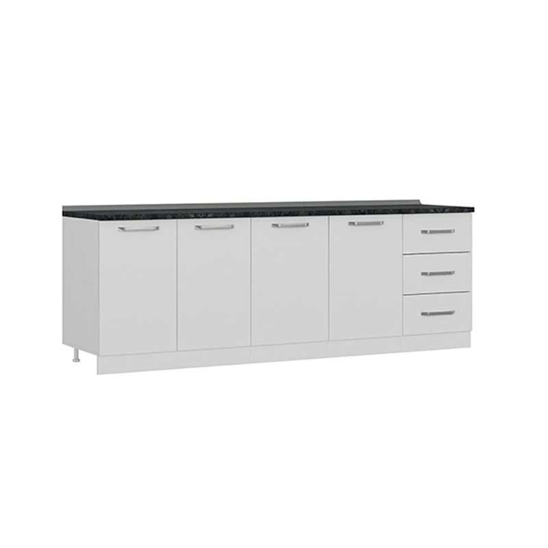 کابینت زمینی فلفور کابینت مدل 240 cm مجموعه 3 عددی کابینت زمینی فلفور کابینت مدل 240 cm مجموعه 3 عددی