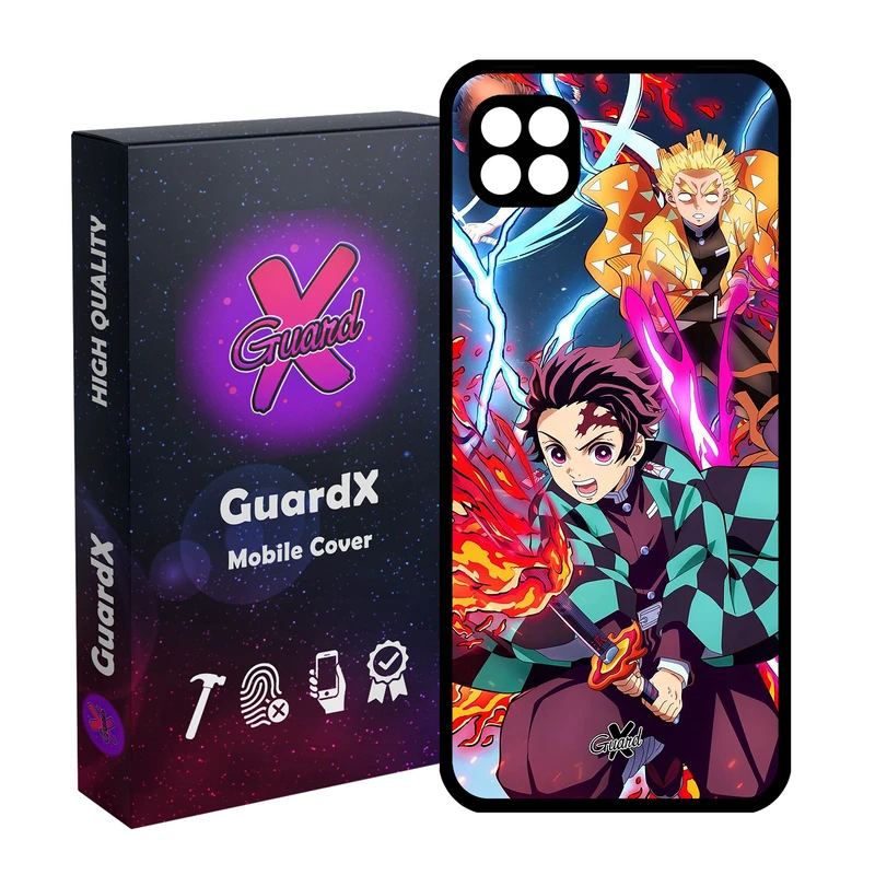 کاور گارد ایکس طرح Demon Slayer Anime مدل Glass10548 مناسب برای گوشی موبایل سامسونگ Galaxy A22 5G