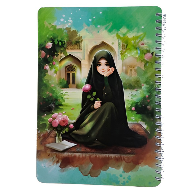 دفتر مشق 50 برگ هنرآور مدل دختر چادری