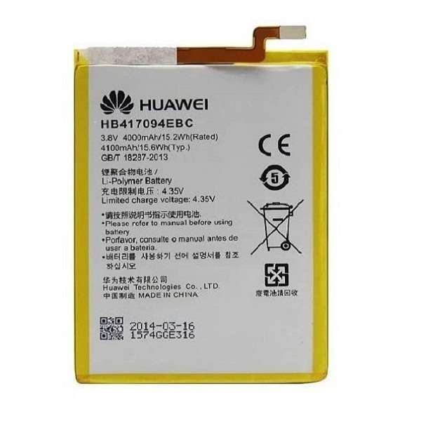 باتری موبایل مدل HB417094EBC ظرفیت 4000 میلی آمپر ساعت مناسب برای گوشی موبایل هوآوی Mate 7 