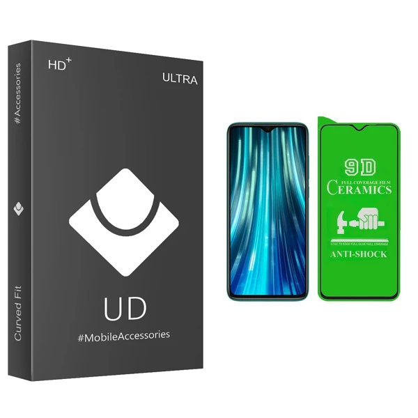 محافظ صفحه نمایش سرامیکی یو دی مدل +HD مناسب برای گوشی موبایل شیائومی REDMI NOTE8 PRO