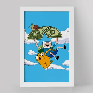 تابلو خندالو مدل جیک و فین وقت ماجراجویی Adventure Time کد 20857
