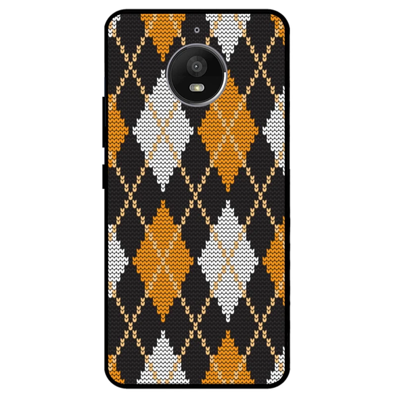 کاور مگافون طرح بافت مدل 8104 مناسب برای گوشی موبایل موتورولا Moto E4 Plus