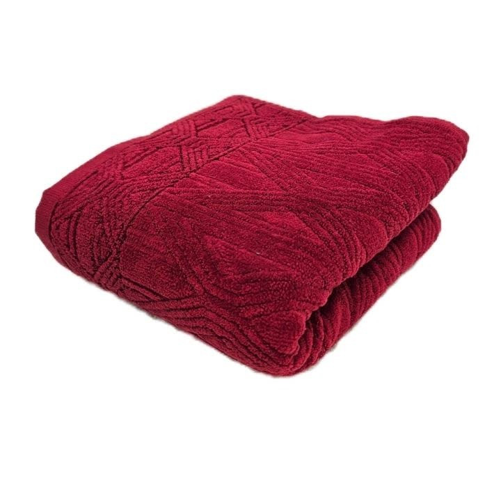 حوله دستی ماندگار طرح الیزه سایز 40*75 سانتی متر