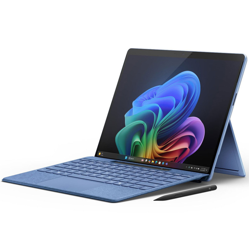 تبلت 13 اینچی مایکروسافت مدل Surface Pro 11-Snapdragon X Elite OLED ظرفیت 256 گیگابایت و رم 16 گیگابایت به همراه کیبورد Surface Pro Copilot و قلم Slim Pen 2