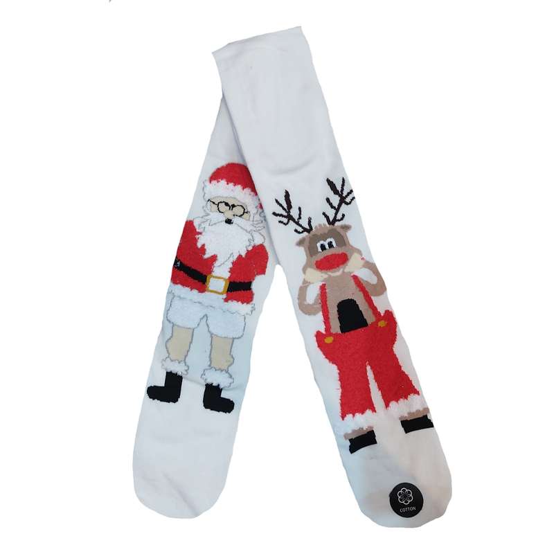 جوراب دخترانه مدل گوزن و بابانوئل