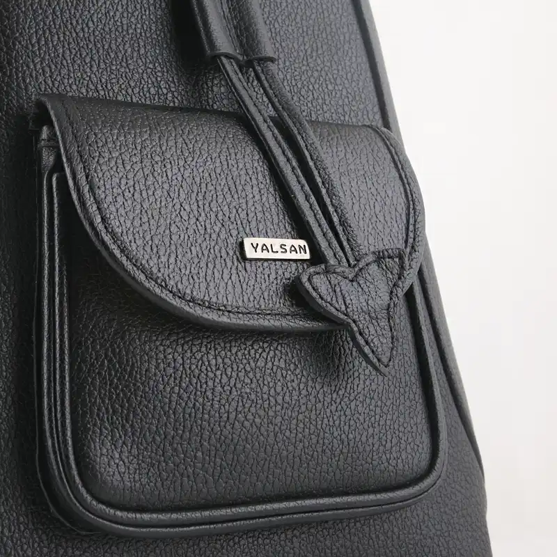 ست کیف و نیم بوت زنانه چرم یلسان مدل آرتان کد ASHA-GF-918-msk