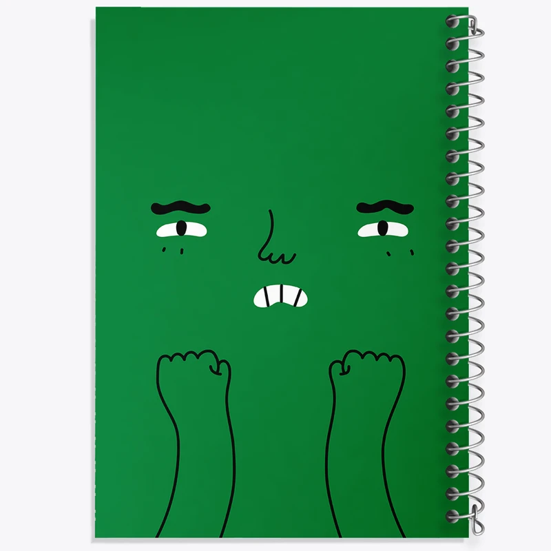 دفتر نت موسیقی 50 برگ خندالو مدل شکلک بامزه کد N702