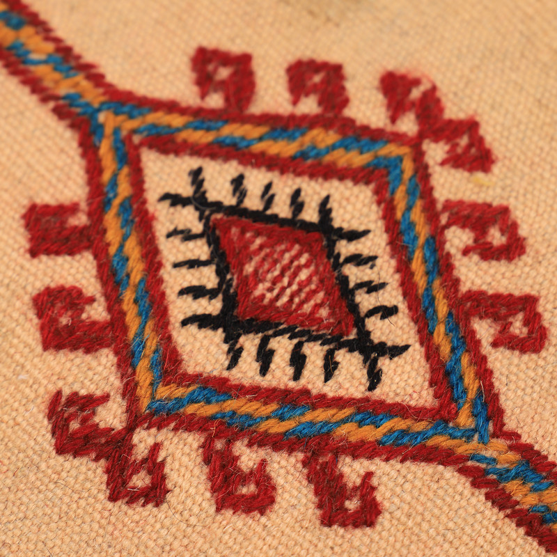 گلیم دستبافت دو متری مدل تمام بافت خراسان کد 4040118