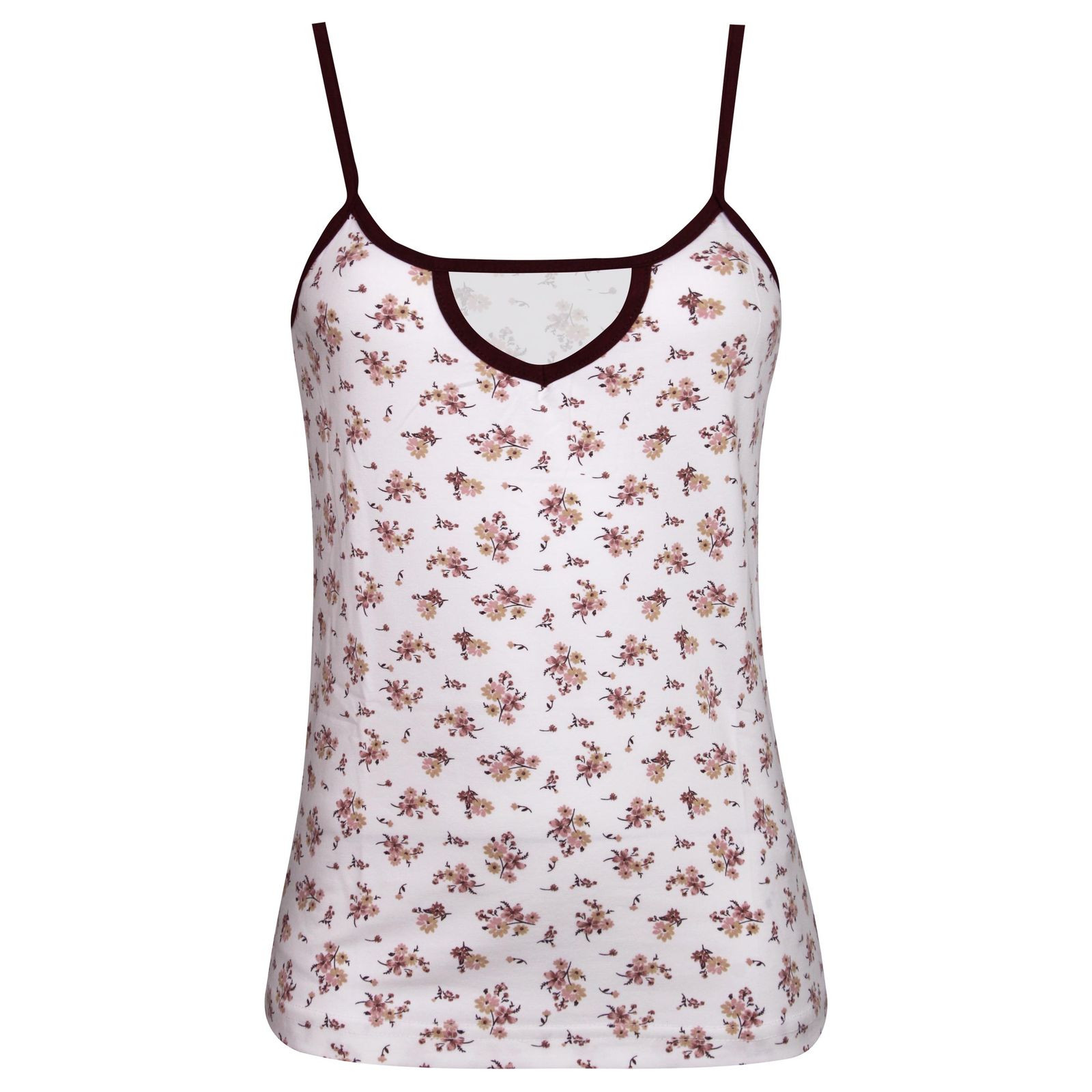 ست تاپ و شلوارک زنانه کوزا مدل پنبه ای کد 9184-3 رنگ زرشکی -  - 2