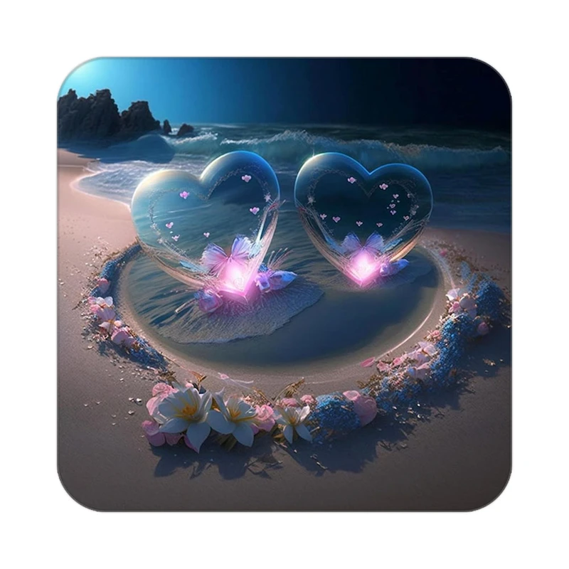 زیر لیوانی کاکتی مدل عاشقانه کد mp13457