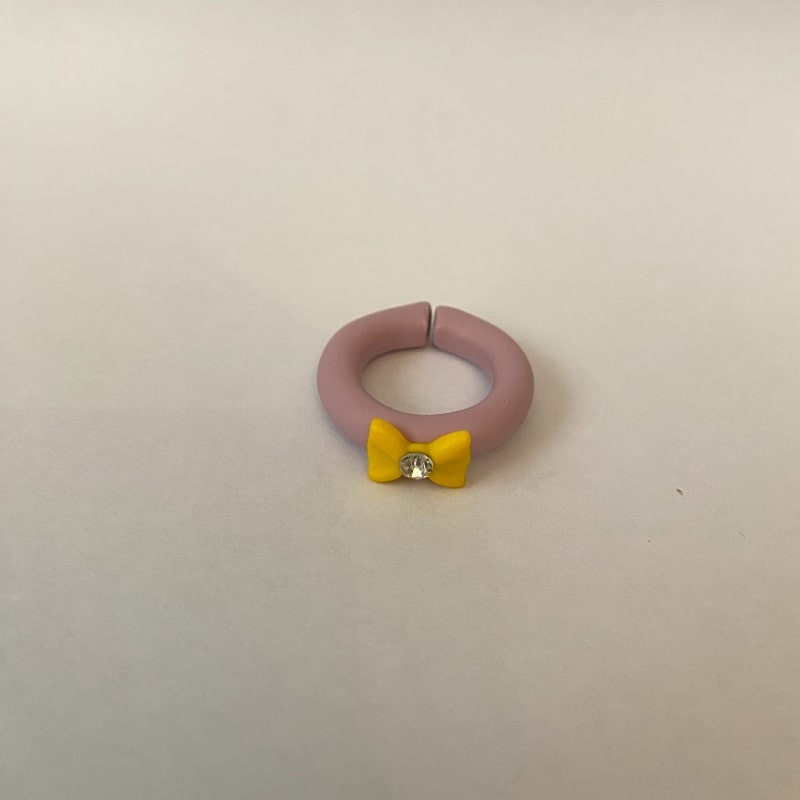 انگشتر دخترانه مدل پاپیون