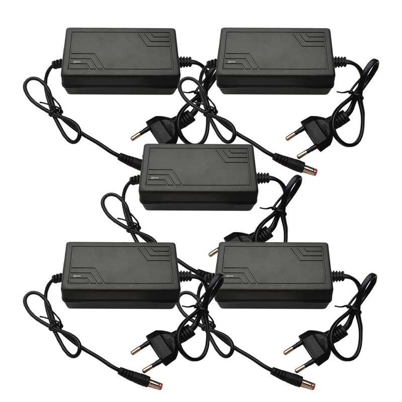 آداپتور 12 ولت 2 آمپر یاس مدل AC 180-260v بسته 5 عددی