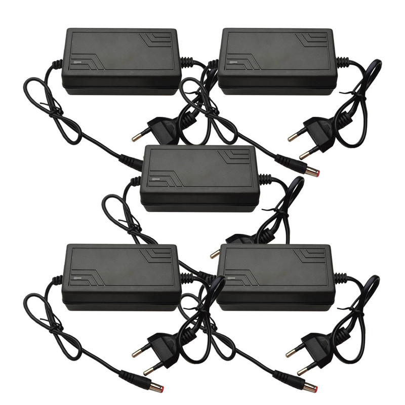 آداپتور 12 ولت 2 آمپر یاس مدل AC 180-260v بسته 5 عددی