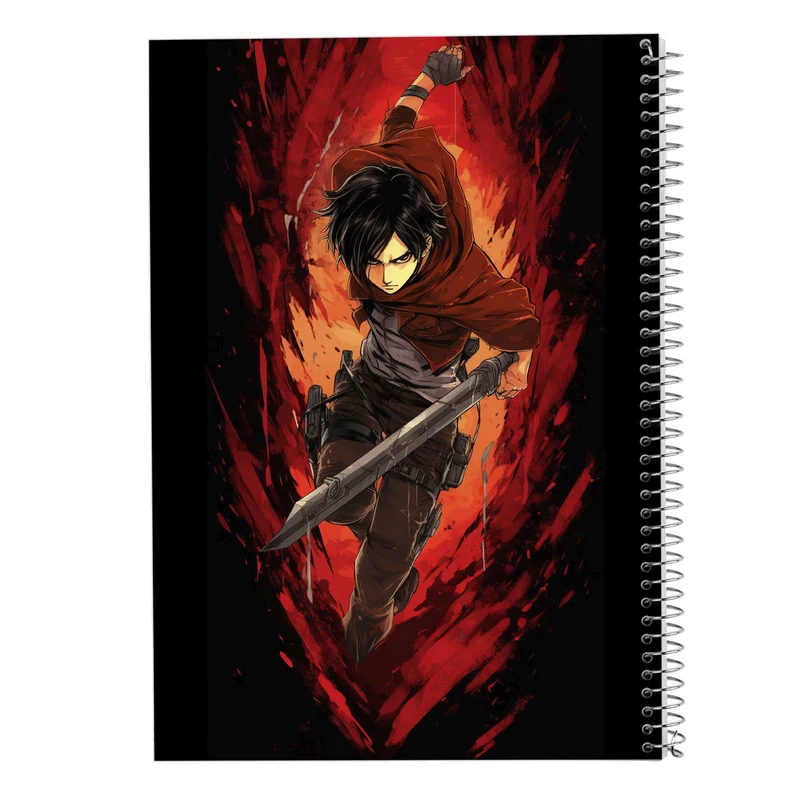 دفتر شطرنجی 50 برگ مدوپد مدل Attack on Titan کد DF10416