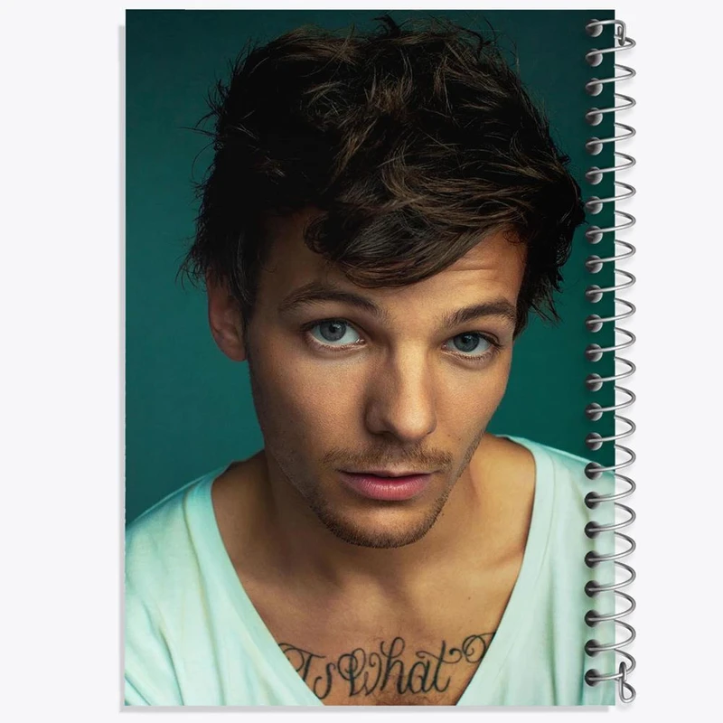 دفتر لیست خرید 50 برگ خندالو طرح لوئی تاملینسون گروه موسیقی وان دایرکشن One Direction کد 2921