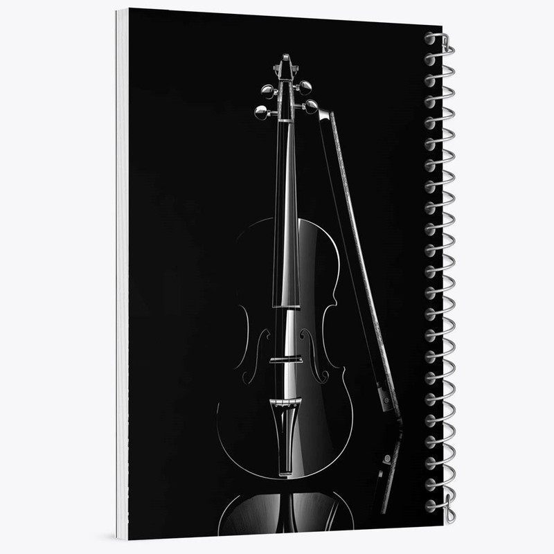 دفتر نت موسیقی 50 برگ خندالو مدل ویولن Violin کد 27951 دفتر نت موسیقی 50 برگ خندالو مدل ویولن Violin کد 27951