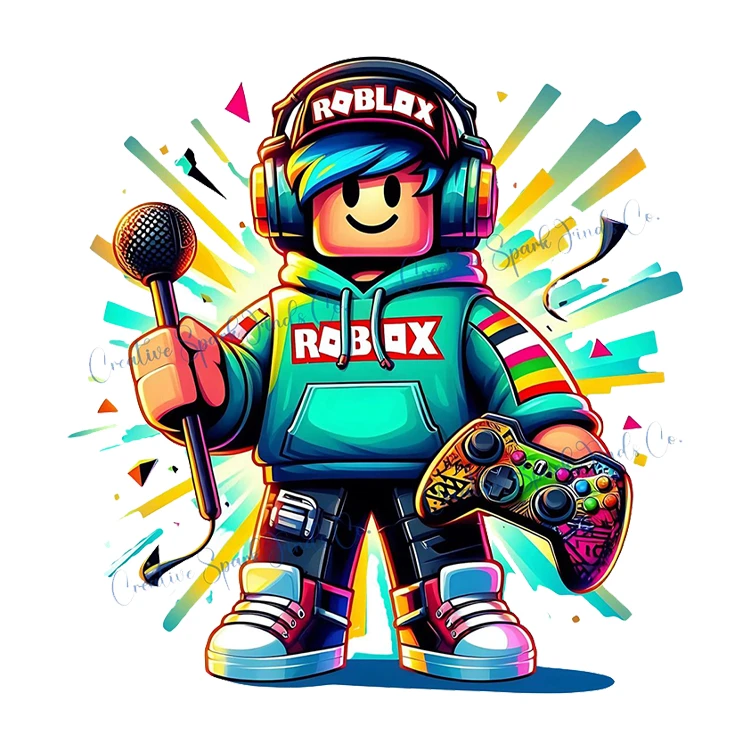 استیکر پارچه و لباس پاد آفرین مدل روبلکس کد 424