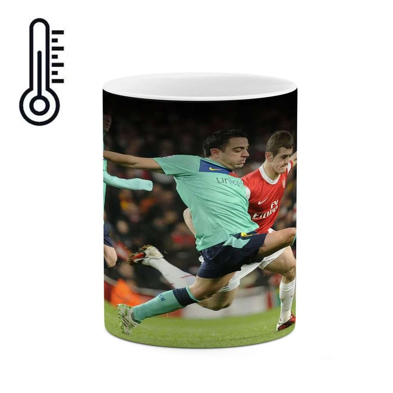 ماگ حرارتی کاکتی مدل بارسلونا و آرسنال کد mgh10449