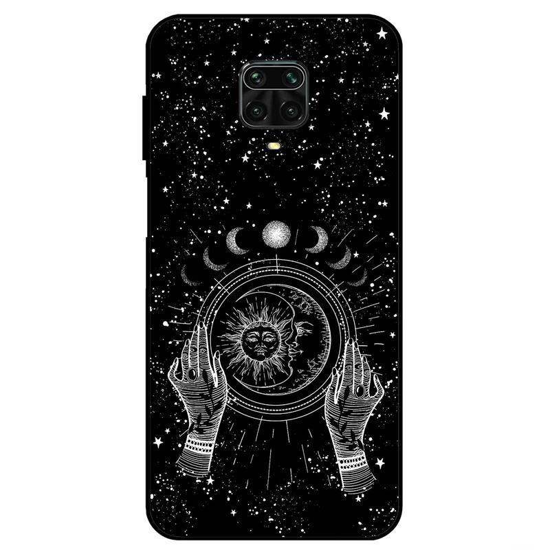 کاور مگافون طرح ماه و خورشید مدل 1892 مناسب برای گوشی موبایل شیائومی Redmi Note 9S / 9 Pro / 9 Pro Max 