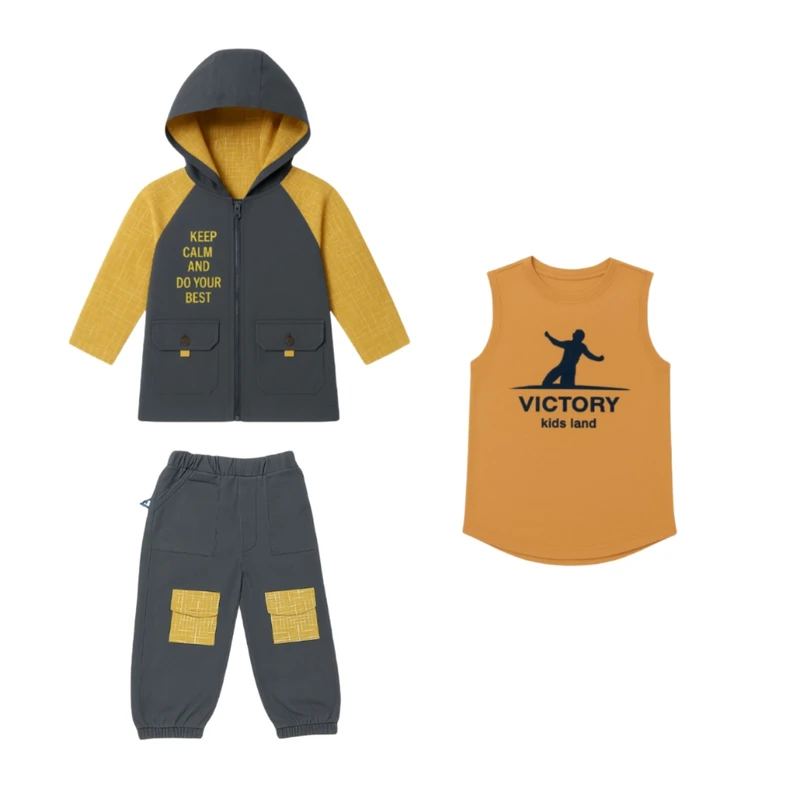 ست 3 تکه لباس پسرانه مدل 501091SA