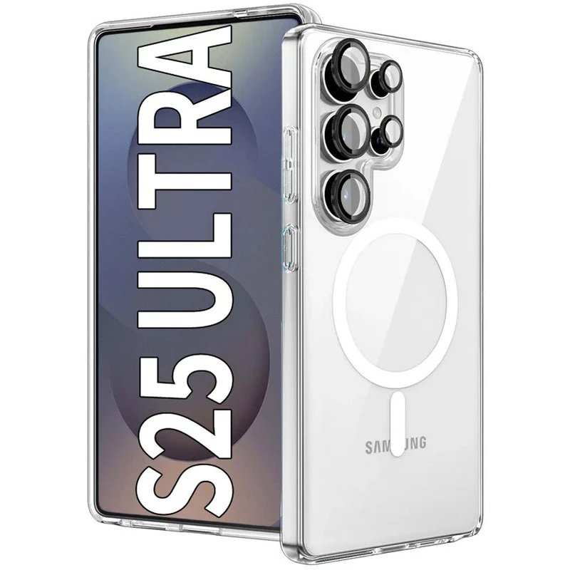 کاور کینگدام مدل Total مناسب برای گوشی موبایل سامسونگ Galaxy S25 Ultra به همراه محافظ لنز 