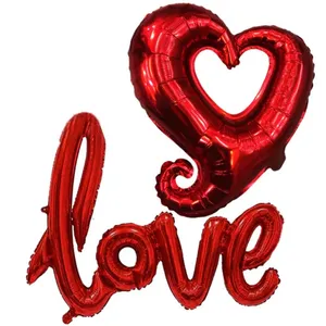 بادکنک فویلی پارتی لند تهران مدل LOVE مجموعه 2 عددی