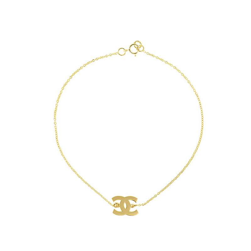 پابند طلا 18 عیار زنانه ترابی گالری مدل شنل کد GAN031