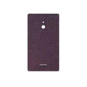MAHOOT Purple-Leather Cover Sticker for Nokia XL