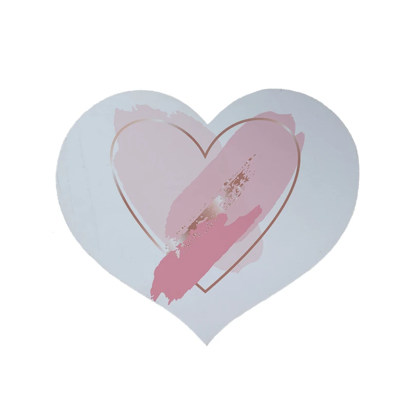 پادری مدل قلب طرح فانتزی کد 8586 سایز 90 × 90 سانتی متر