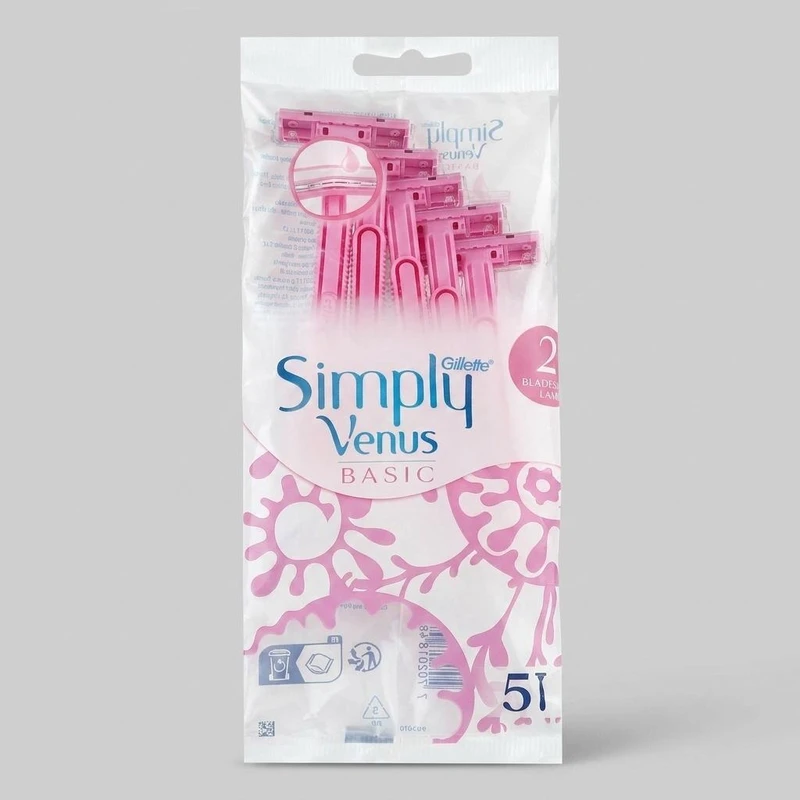 خود تراش ژیلت مدل Venus basic بسته 5 عددی