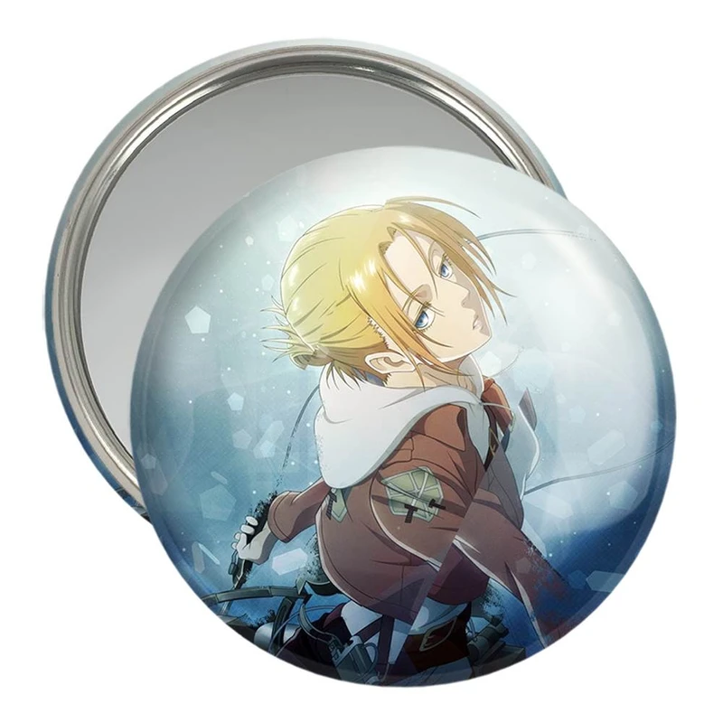 آینه جیبی خندالو مدل آنی لئونهارت انیمه اتک آن تایتان Attack on Titan  کد 10967