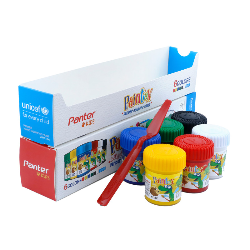 گواش  پنتر یونیسف مدل Paintex بسته 6 عددی