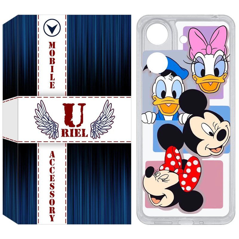 کاور یوریل مدل Clear کد 5 طرح عروسکی مناسب برای گوشی موبایل شیائومی Redmi 13C / Poco C65