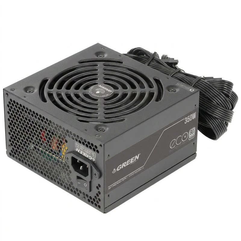 منبع تغذیه کامپیوتر 350W وات گرین مدل GP350A-ECO Plus