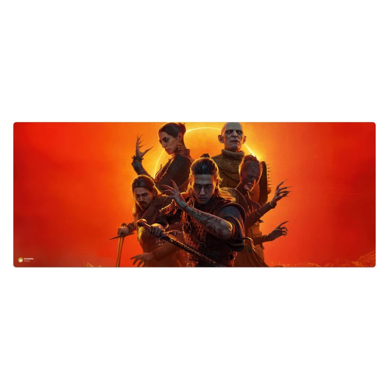 ماوس پد هومرو مدل HX591 طرح The Blood of Dawnwalker سایز 40x100 سانتی‌متر