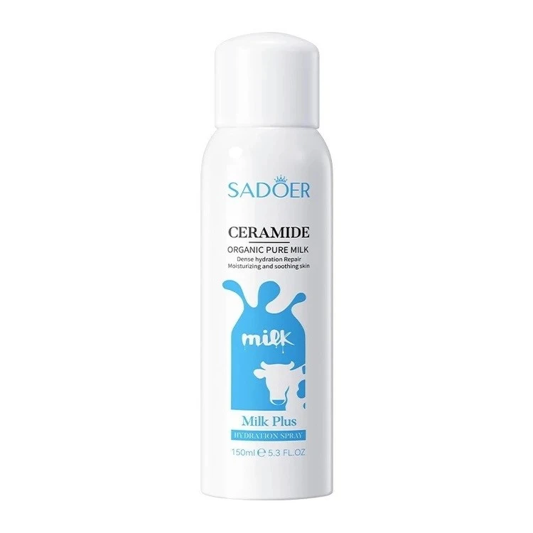 اسپری آبرسان و روشن کننده صورت سادور مدل Milk plus مناسب برای انواع پوست حجم 150 میلی لیتر اسپری آبرسان و روشن کننده صورت سادور مدل Milk plus مناسب برای انواع پوست حجم 150 میلی لیتر