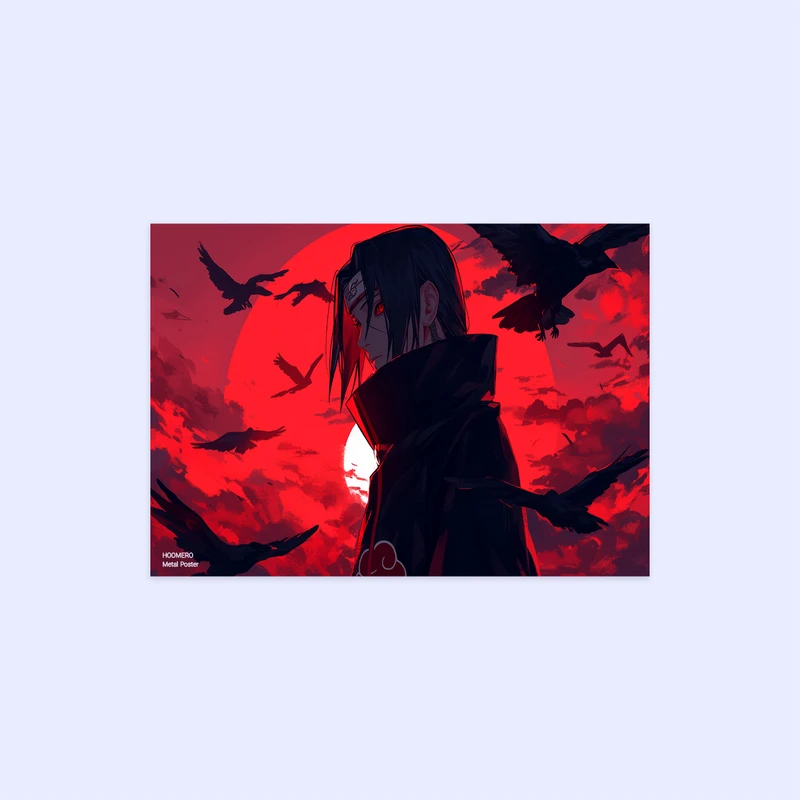پوستر هومرو مدل فلزی طرح انیمه ناروتو کد PS1301