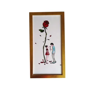 تابلو ویترای طرح عشق کد 300