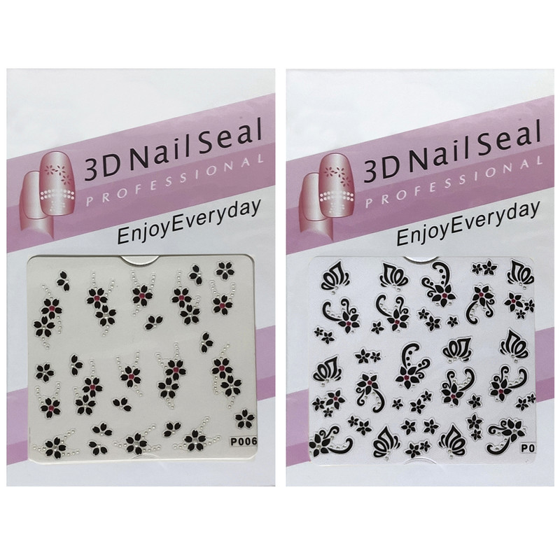 استیکر طراحی ناخن مدل P006-P009 کد RKH_1572 مجموعه 2 عددی استیکر طراحی ناخن مدل P006-P009 کد RKH_1572 مجموعه 2 عددی