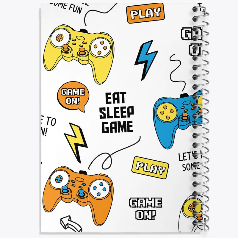 دفتر مشق 50 برگ خندالو طرح گیم و بازی کد N513