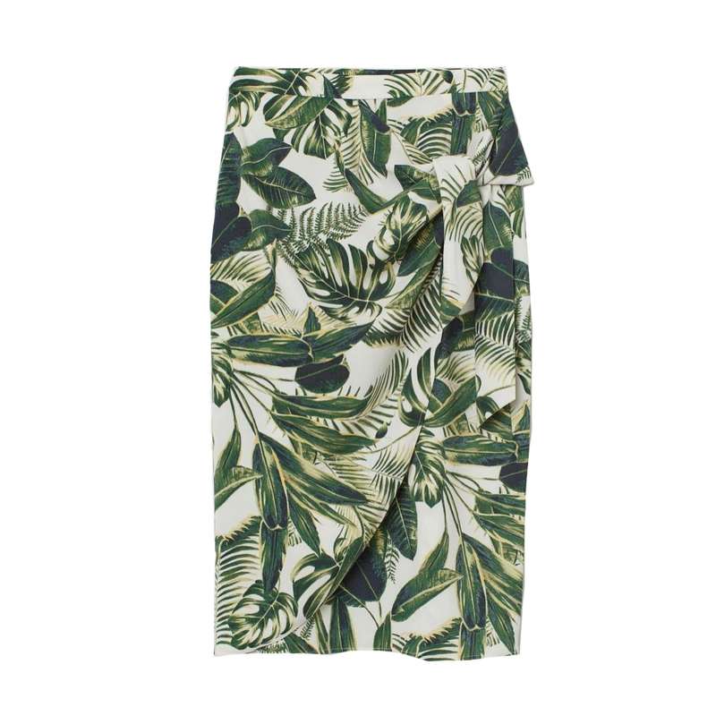 دامن زنانه اچ اند ام مدل هاوایی