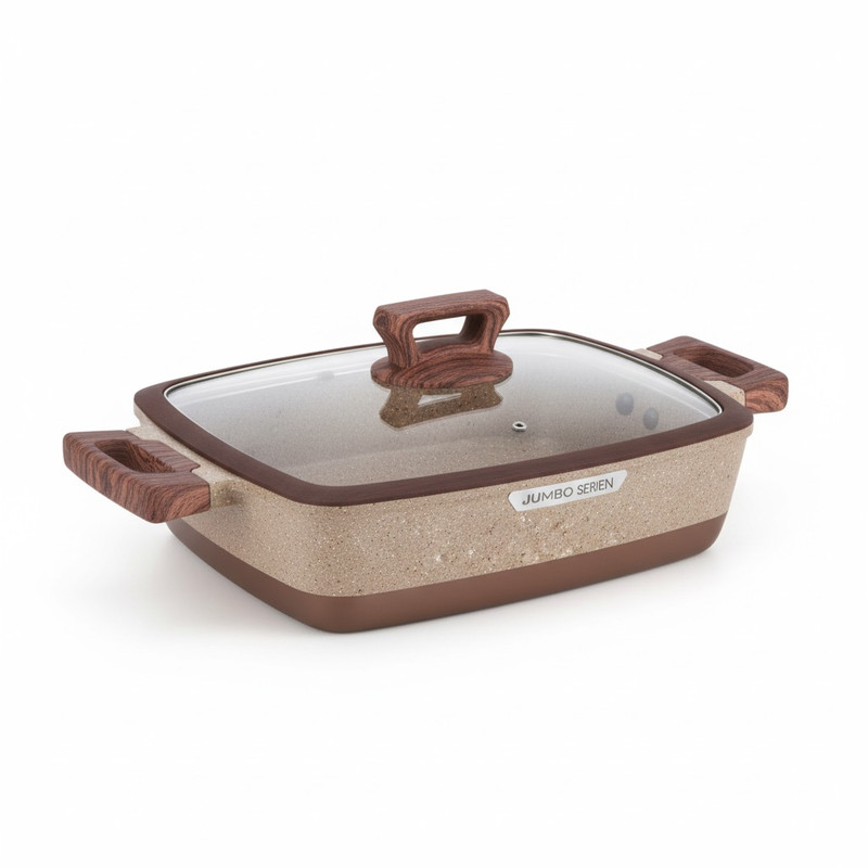 سرویس قابلمه و تابه گرانیتی 10 پارچه بازرگانی زیو مدل ZCS-8300/5S32 JUMBO SERIES