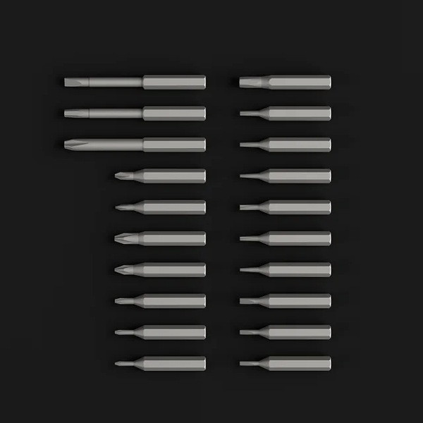 پیچ گوشتی شارژی مدل E-042 بسته ۲۲ عددی