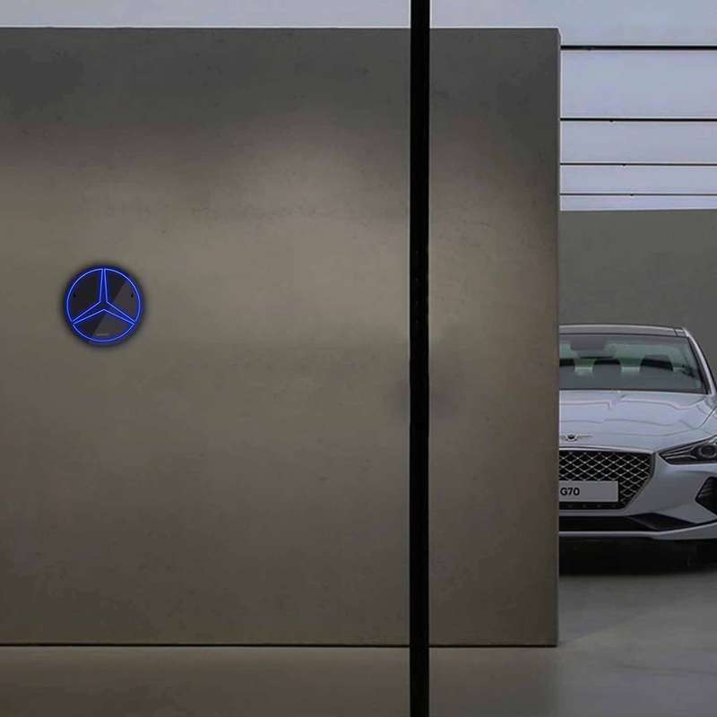 چراغ دیواری نئون دیزاین طرح Benz-BL_BL