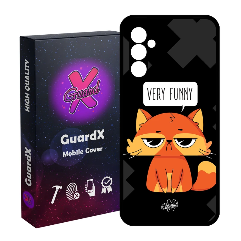 کاور گارد ایکس طرح Funny مدل Glass10161 مناسب برای گوشی موبایل سامسونگ Galaxy A24/A24 4G/M34 5G