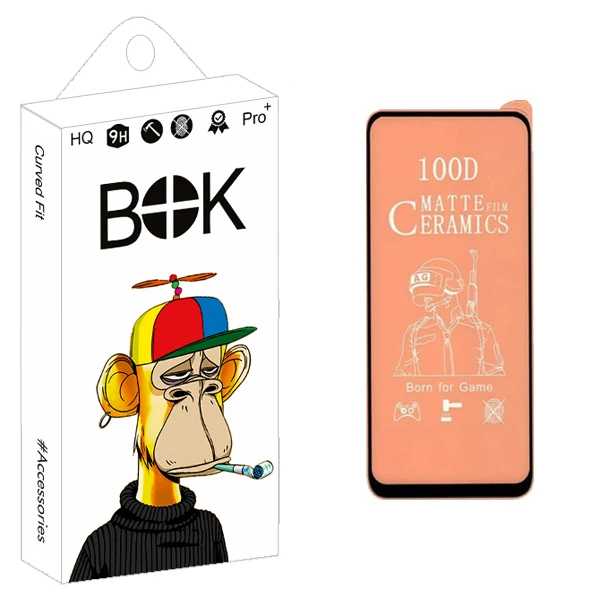 محافظ صفحه نمایش سرامیکی بوک مدل +HD مناسب برای گوشی موبایل سامسونگ Galaxy A52