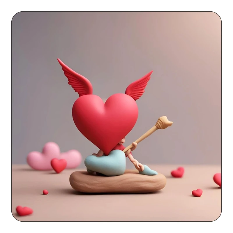 مگنت کاکتی طرح عاشقانه مدل mp40706