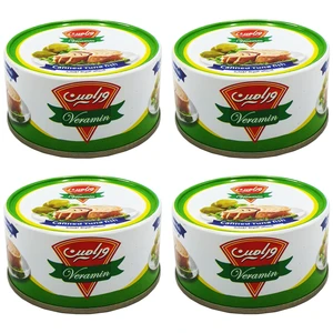 کنسرو ماهی تون در روغن زیتون ورامین - 180 گرم بسته 4 عددی